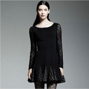 NEW Catherine Malandrino Black Cocktail Dress ‎ Size 4